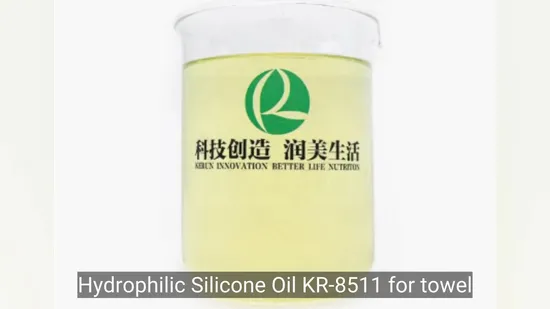 Suavizante de silicona catiónica débil con mango súper suave Aceite de silicona KR