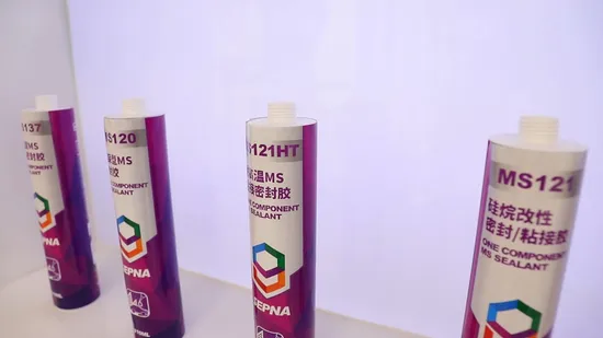 Sellador monocomponente Sepna de 600 ml a base de resina de poliéter modificada con silano para carrocerías, ascensores, maquinaria y la industria del hormigón.